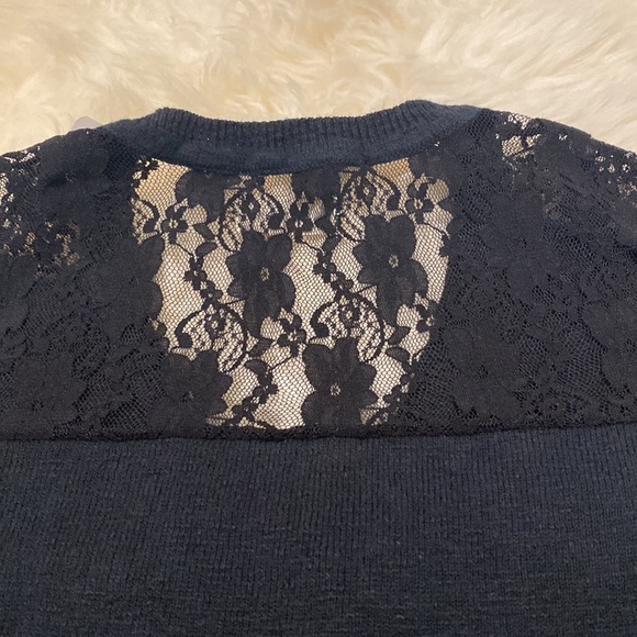 Kidpik Girls Ribbed Long Sleeve Top in Black. M - Picture 8 of 10